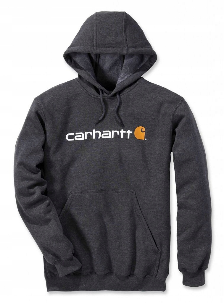 Mikina Carhartt Signature Logo Midweight Carbon