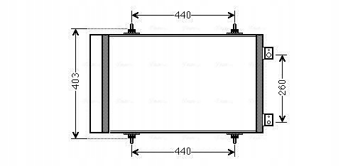 AVA Quality cooling CNA5263D конденсатор, радиатор кондиционера