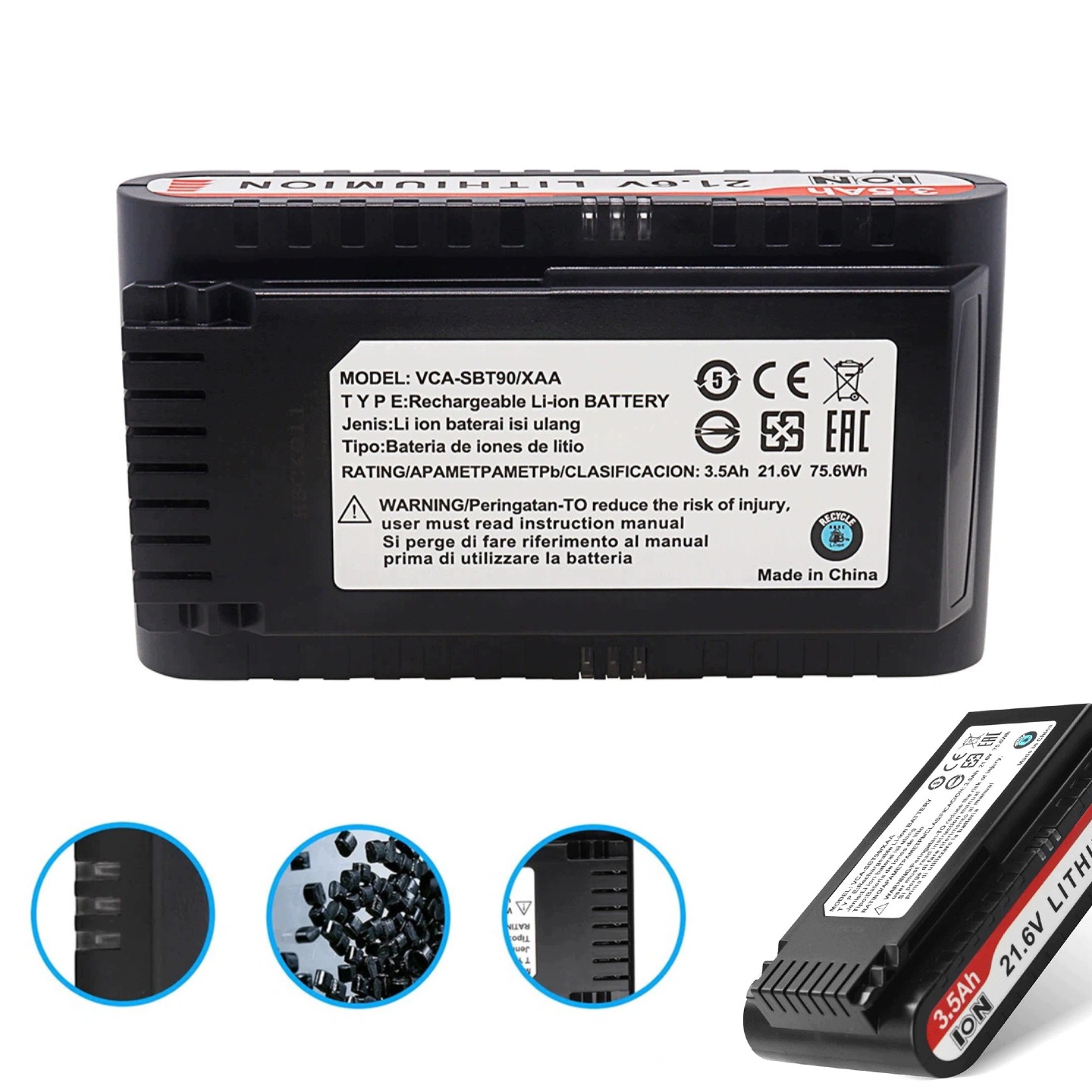 Baterie Akumulátor Li-ion Pro Samsung JET75 JET90 JET90E VS9000 3.5AH 21.6V