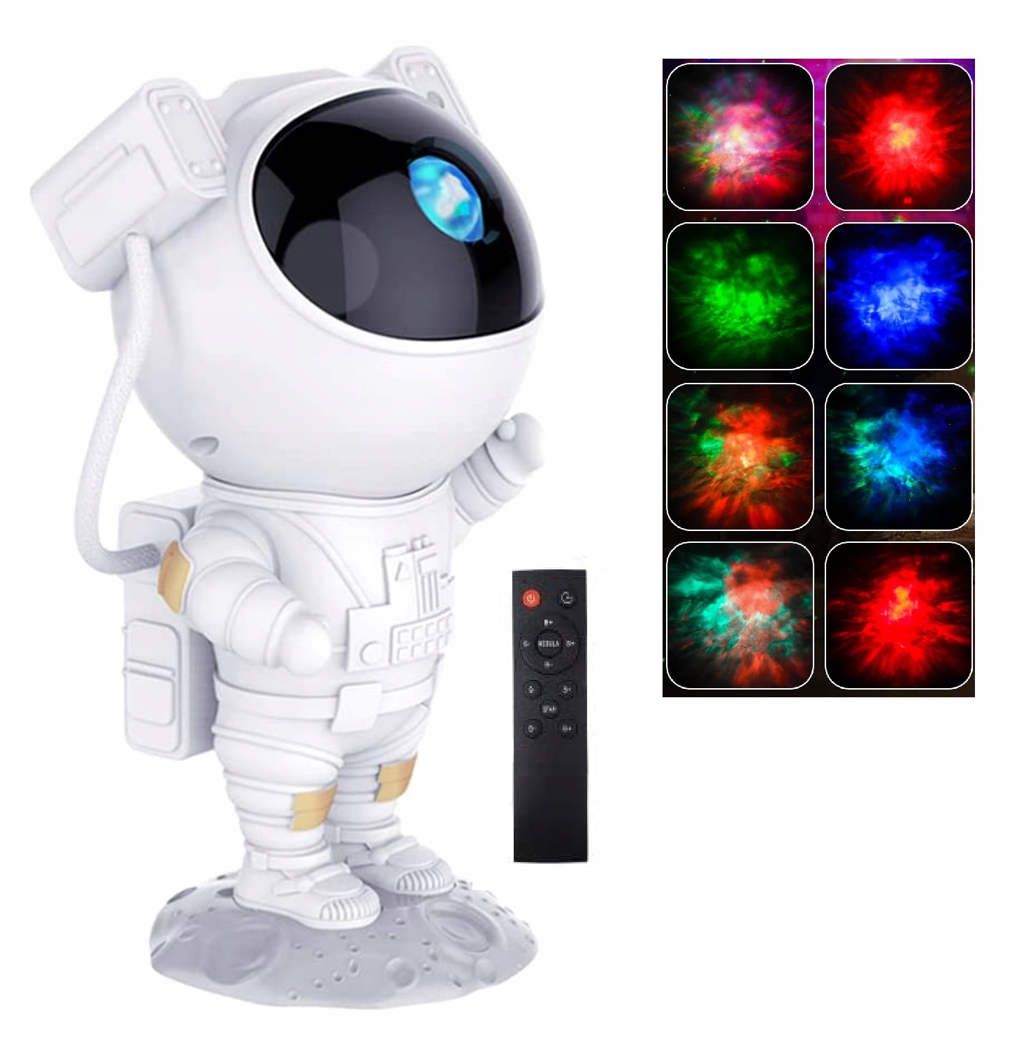 

Projektor Gwiazd Led Lampka Nocna Astronauta Usb