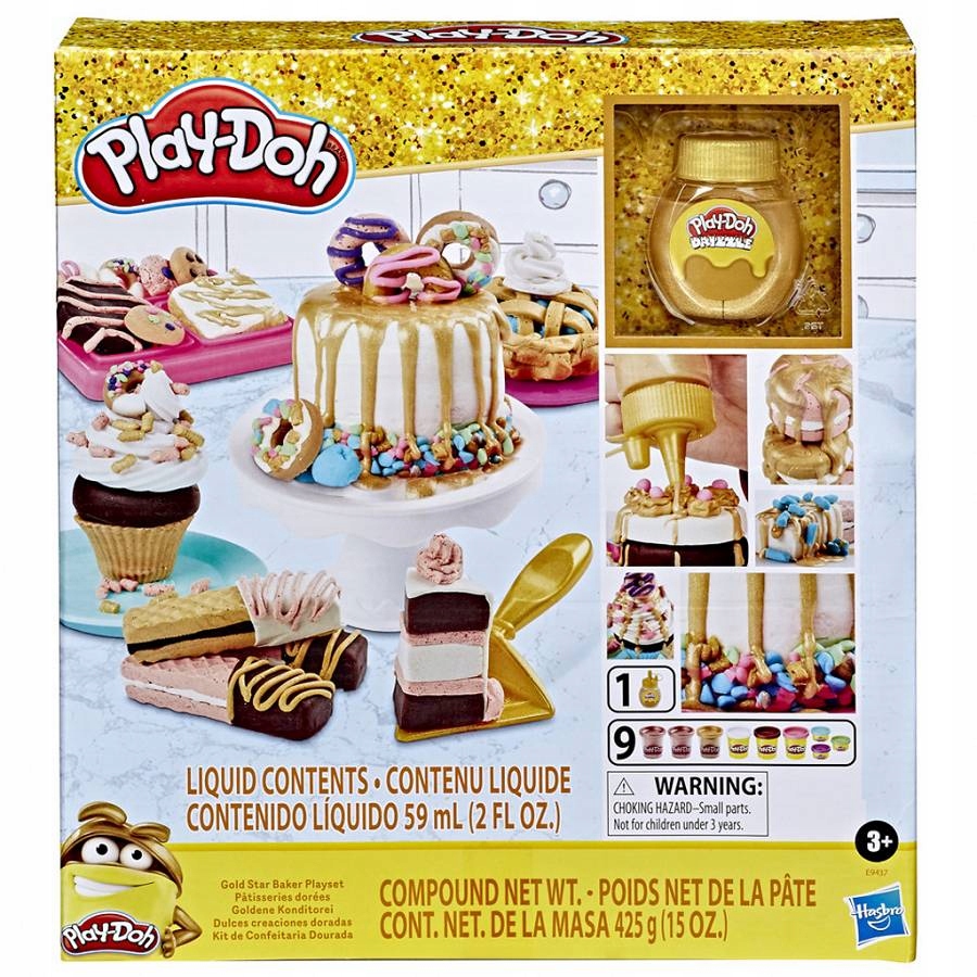 

Hasbro Play-Doh Ciastolina Złote wypieki E9437