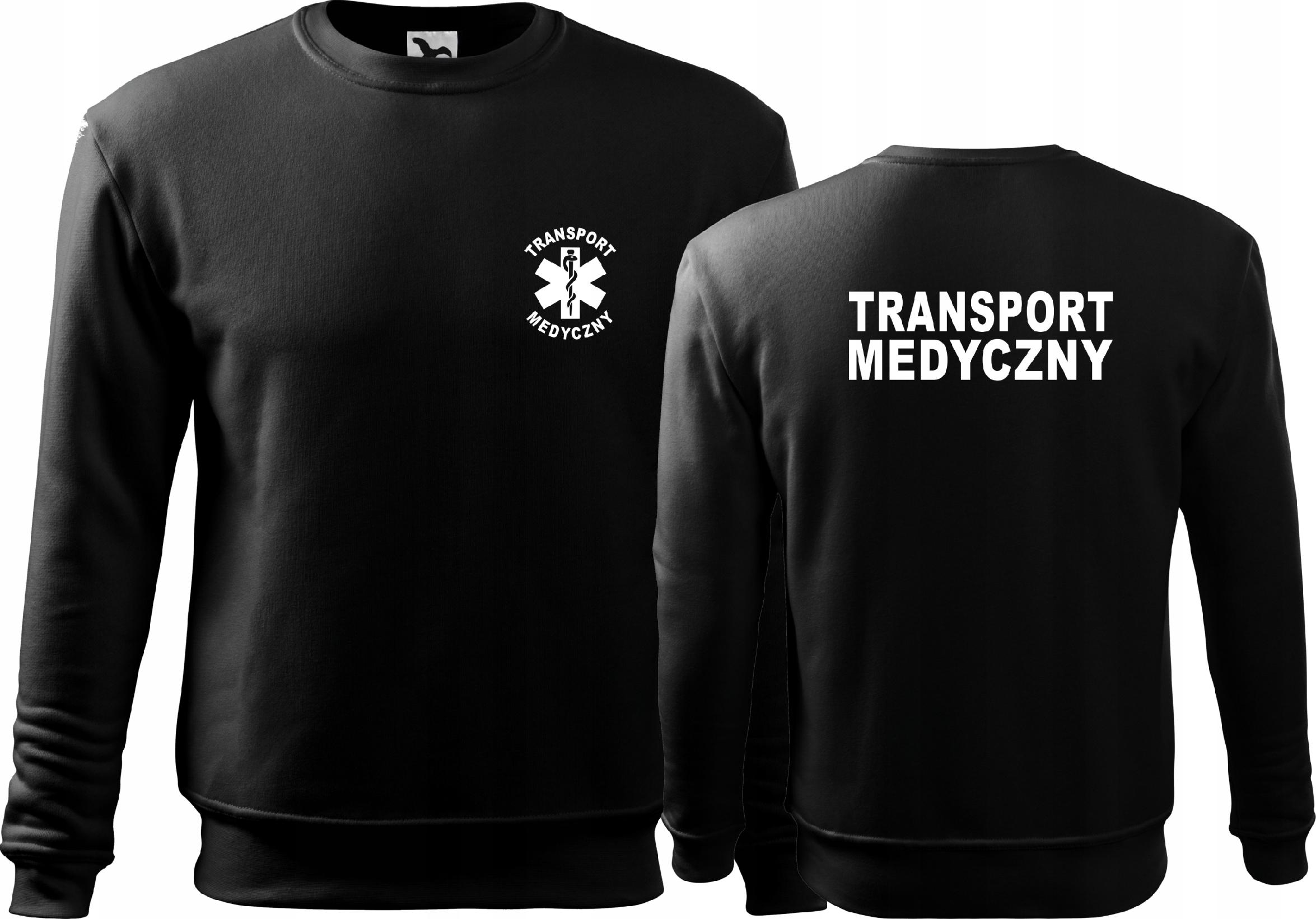 

Luźna ciepła bluza medyczna Transport Medyczny XXL