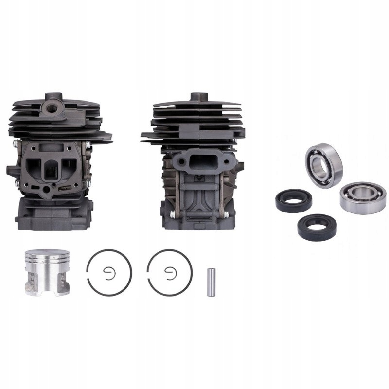 ZESTAW CYLINDER TŁOK STIHL MS251 44MM KOMPLET + TŁOK PIERŚCIENIE ŁOŻYSKA