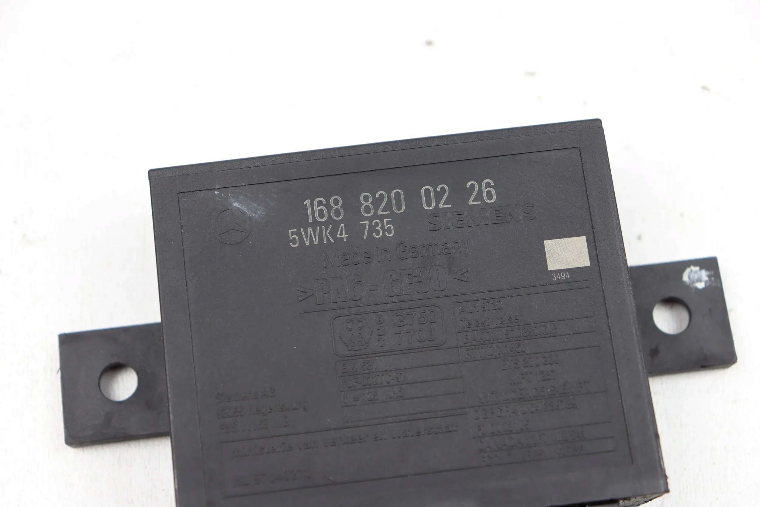 MERCEDES W168 A-KLASA control unit module IMMOBILIZERA 1688200226