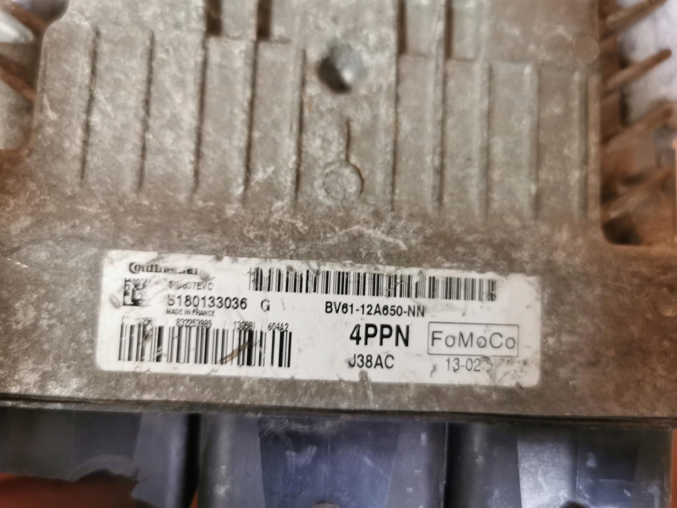 control unit computer of the engine FORD FOCUS MK3 1.6 TDCi 115KM BV61-12A650-NN