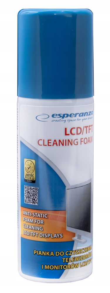 PIANKA DO CZYSZCZENIA LCD/TFT MONITORY 100ML Esperanza Kod producenta ES101