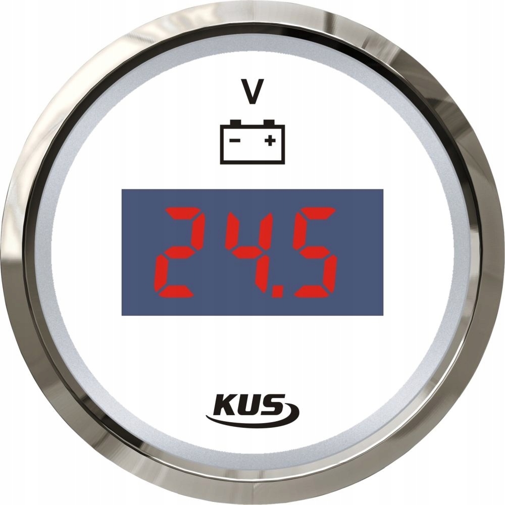 Indikátor napětí voltmetru Kus SeaV Ws 9-32V 52 mm 12/24 V kabelová zástrčka