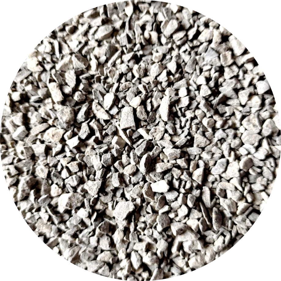 Zásyp zahradní písek kámen šedý černý bazalt 2-5 mm 24 kg