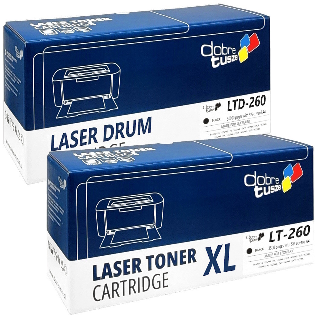 Bęben Toner Do Lexmark E260D E260DN E360D E360DN E460DN E460DW E460DTN E260