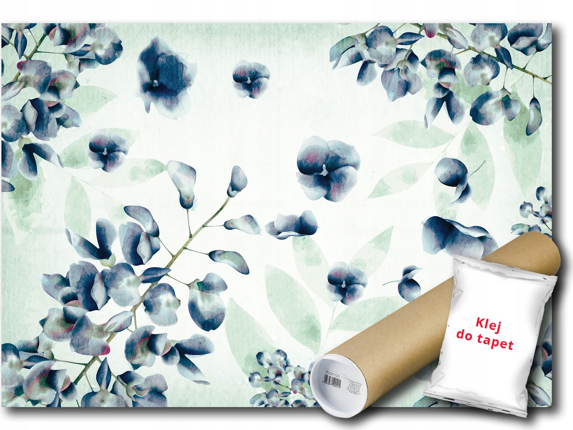 Fototapeta Vinylová Grafika Akvarela Atrament Kvety Rastliny 416x254