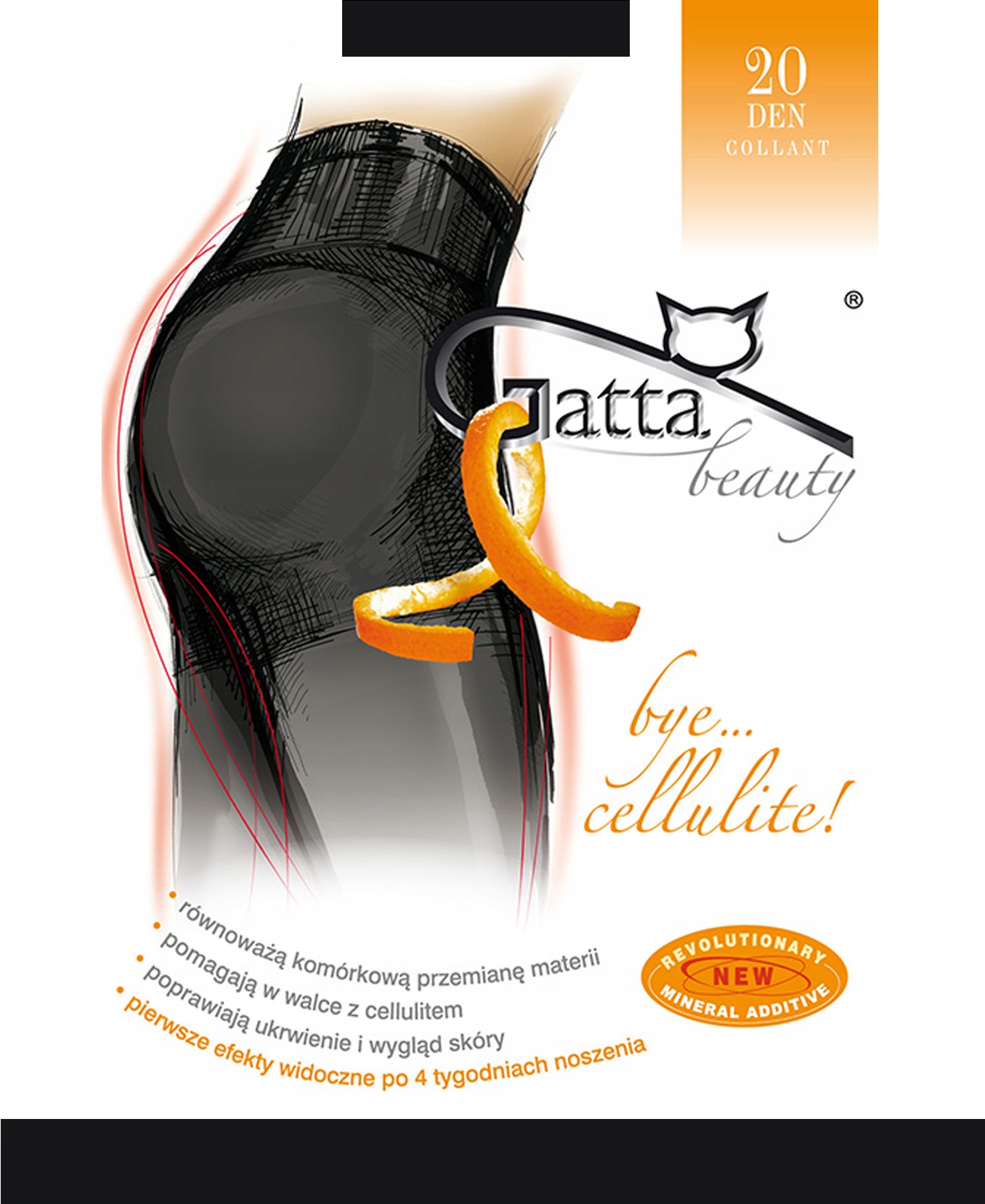 

Gatta Bye Cellulite 20 Rajstopy dam wz.00/3-M/Nero