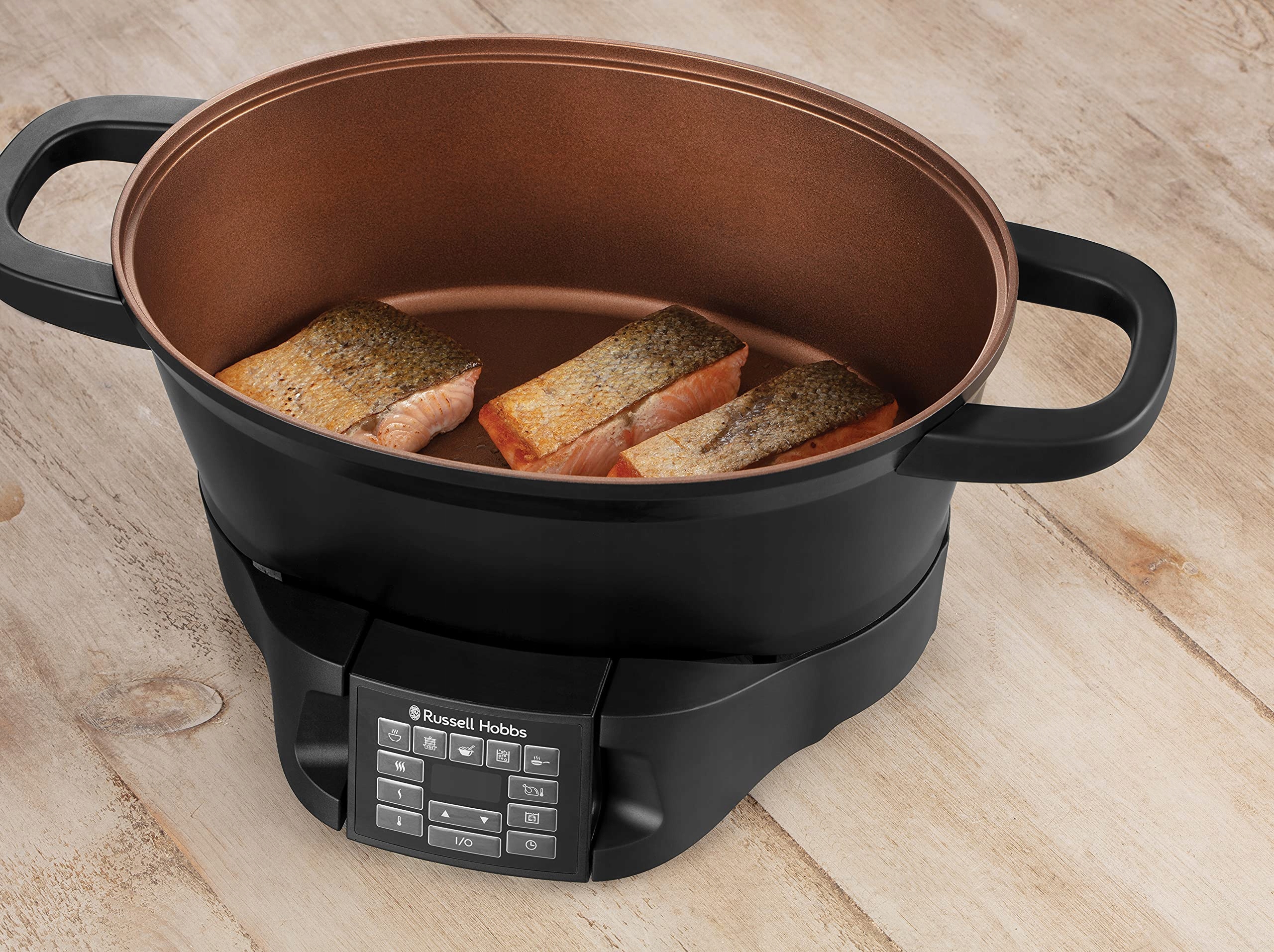 RUSSELL HOBBS Multicooker 6,5L 8 Funkcji Gotowania Wyświetlacz Cyfrowy — miniatura 4