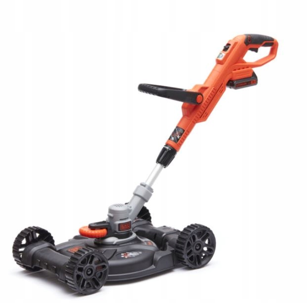kosačka na trávu 28 cm základňa Black+Decker [STC1820CM-QW] 2,0Ah/18V