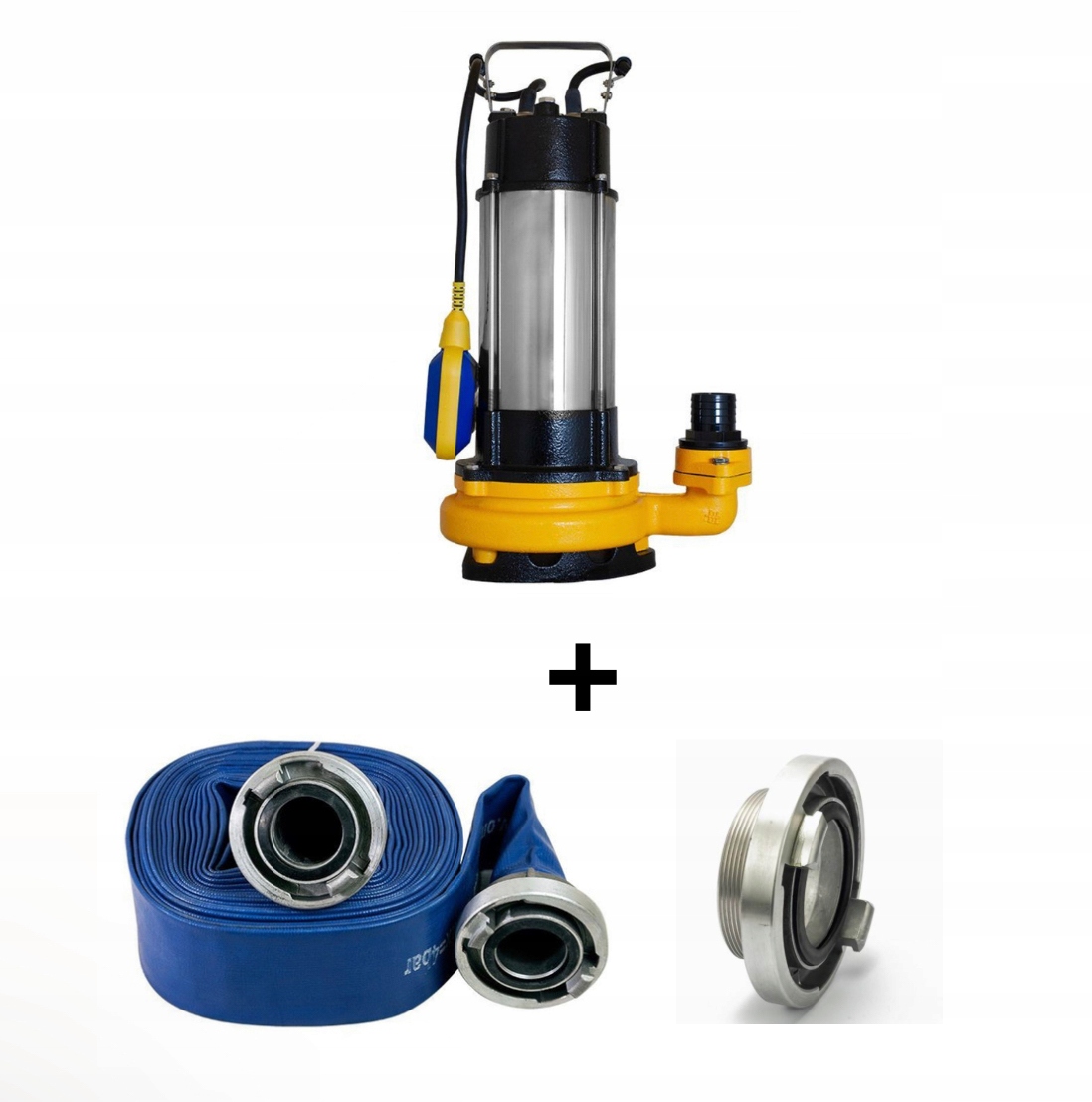 Ponorné Čerpadlo Wq 1500F 230V Hadice 50 MM 10 M S Rychlospojkou Omnigena