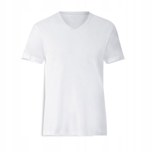 

Koszulka Biała V-neck Cotton-Touch Sublimacja