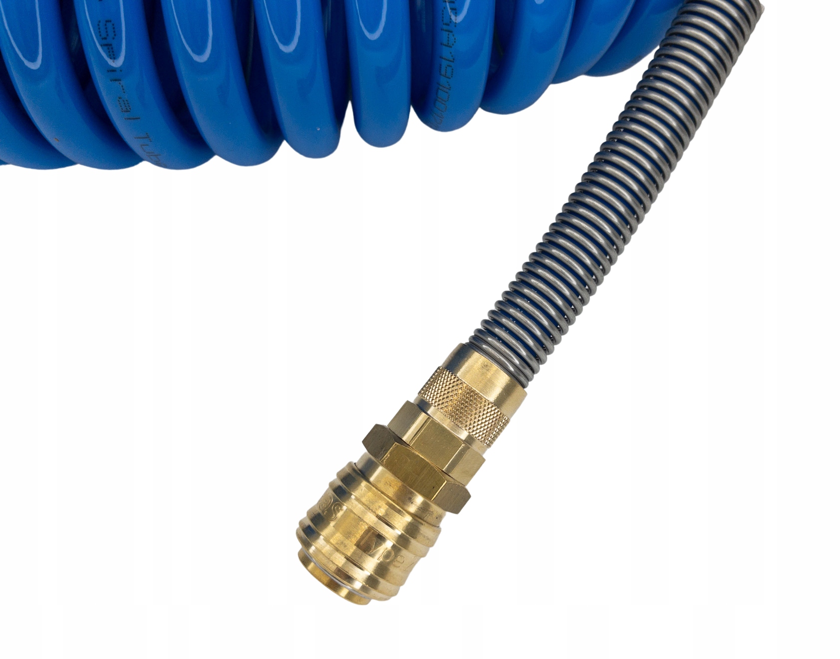 Wąż przewód spiralny pneumatyczny do kompresora RQS 12mm/8mm 15 metrów Marka RQS