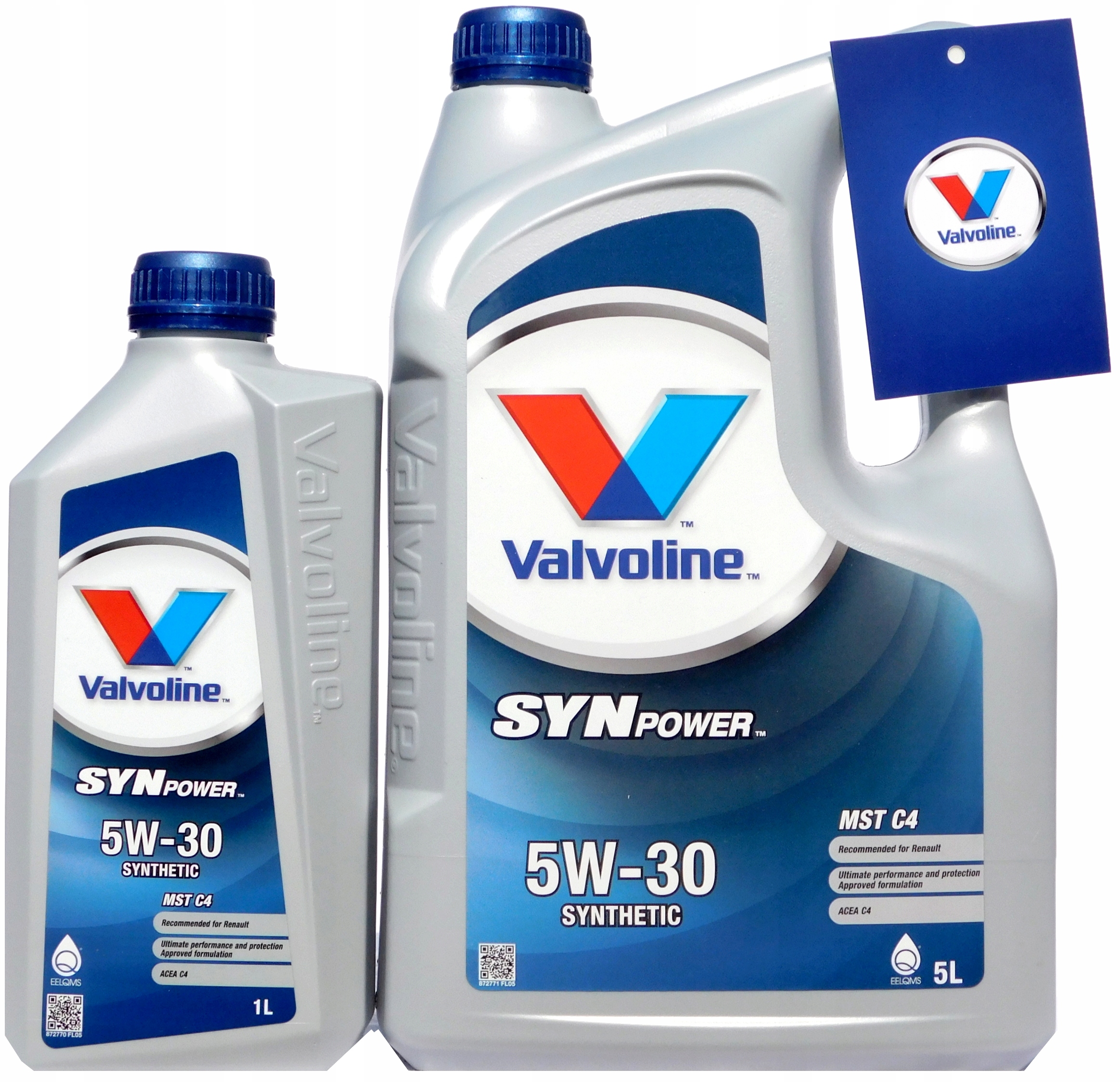 

Valvoline SynPower Mst C4 5W30 6L Renault RN0720