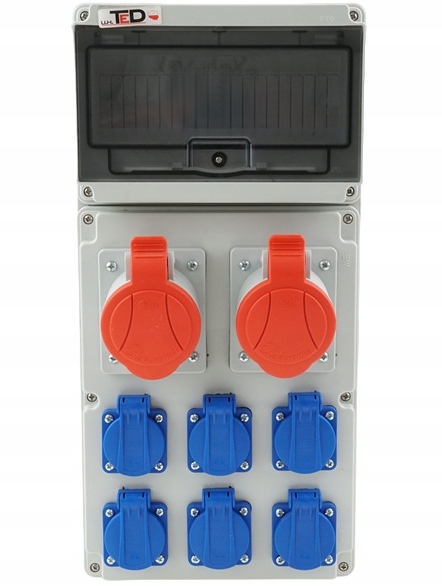 Stavební Rozvaděč 2 X 400V 32A/5P 6 X 250V 16A 10 Modulů