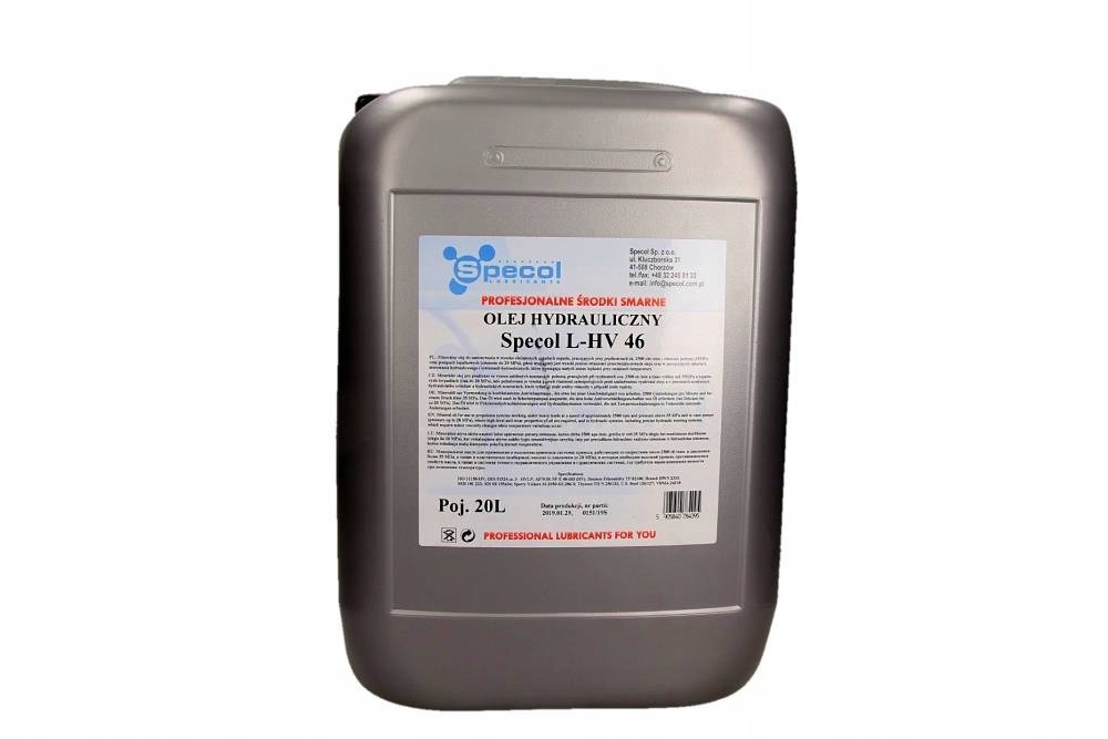OLEJ SPECOL L-HV 46 20L