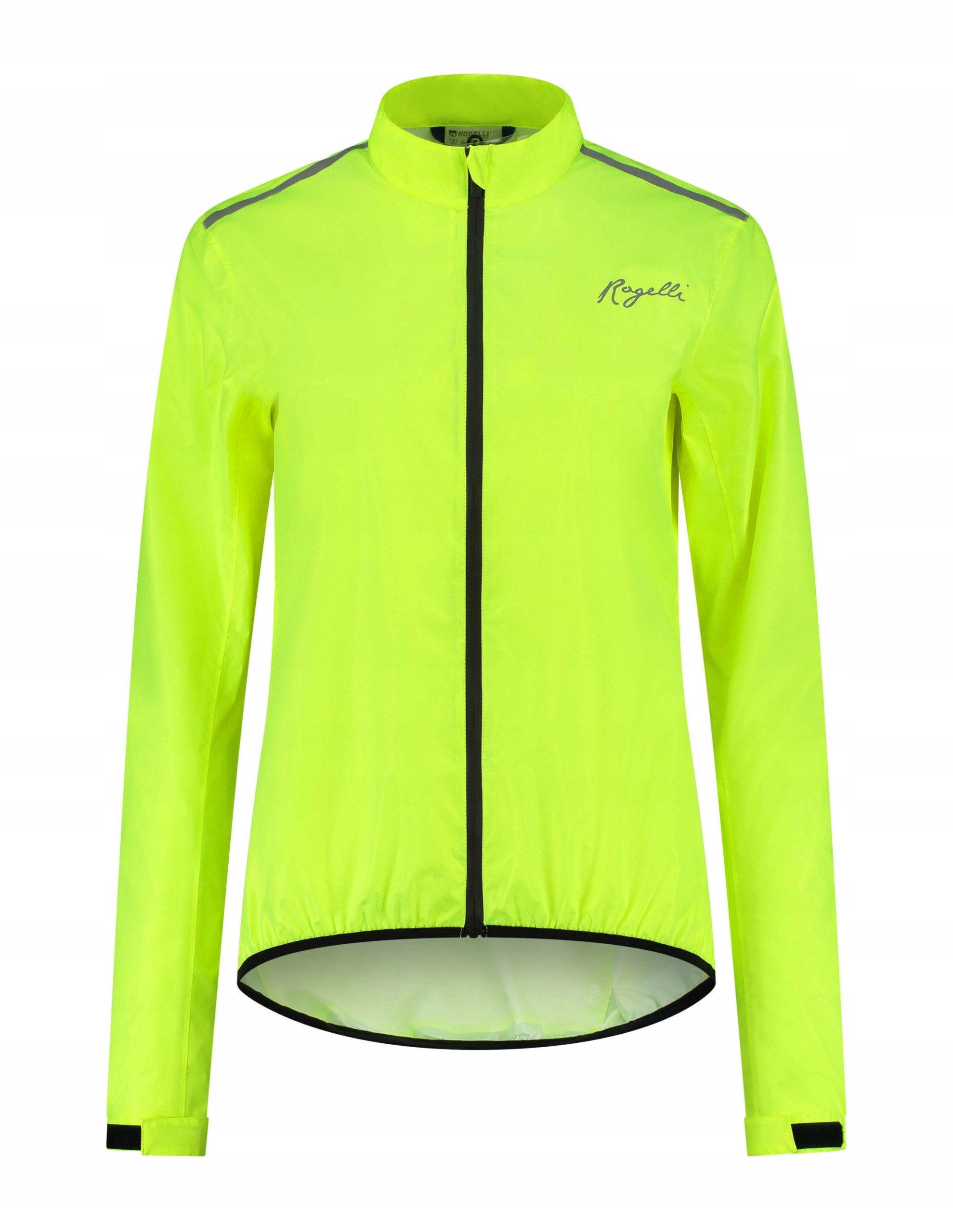 Dámská cyklistická bunda proti dešti Rogelli Core Xs Kanárková