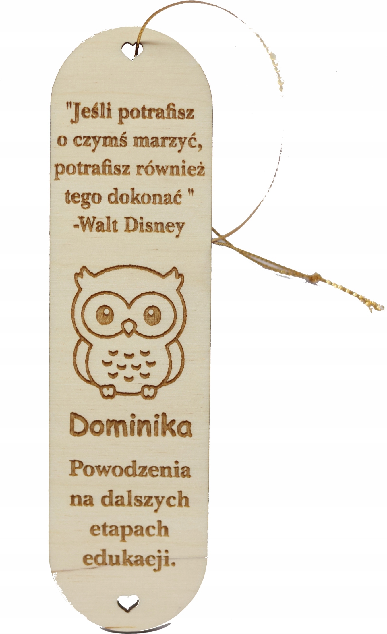 

Zakładka do książki Drewniana Z imieniem