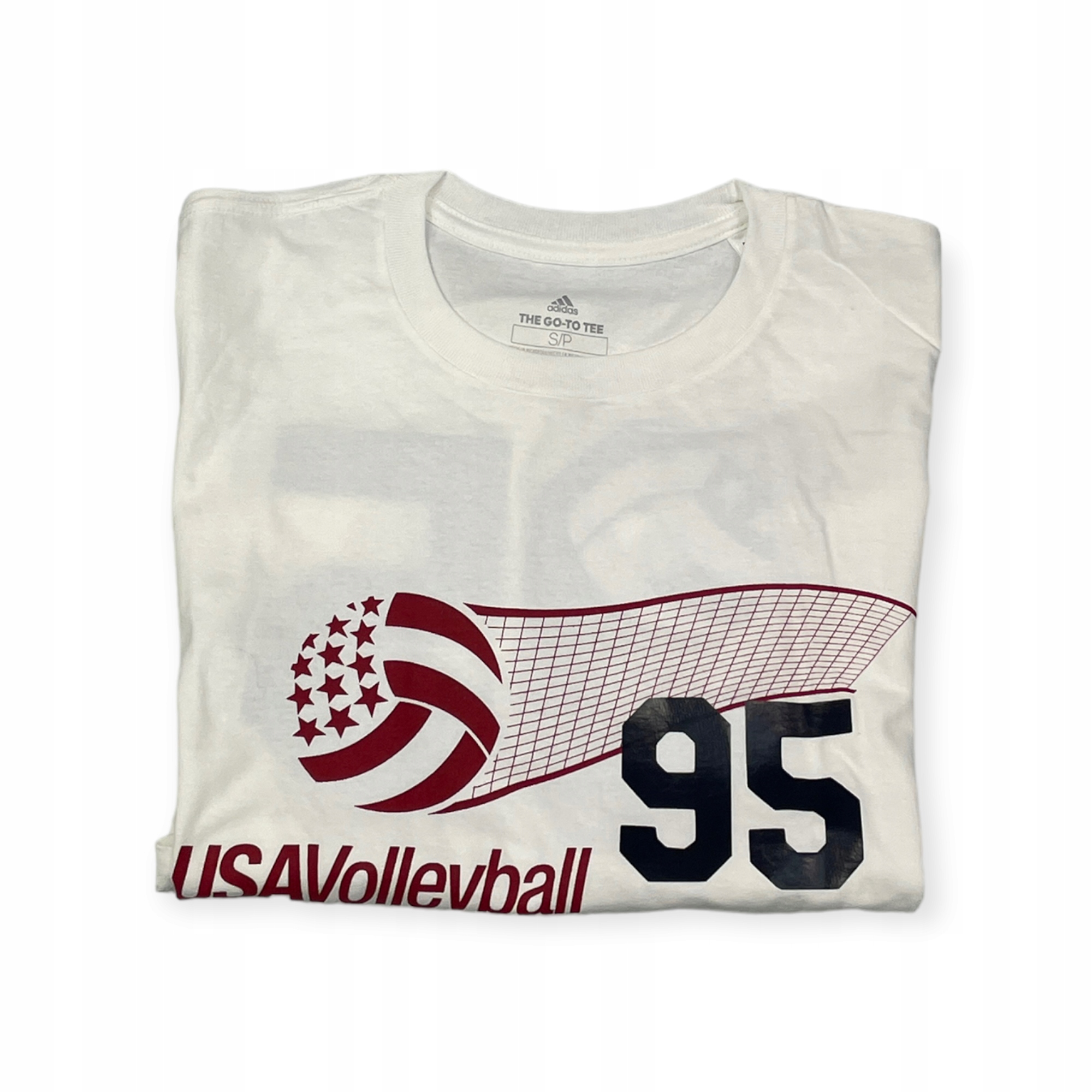 Koszulka męska biała ADIDAS VOLLEYBALL S 95 Rozmiar S