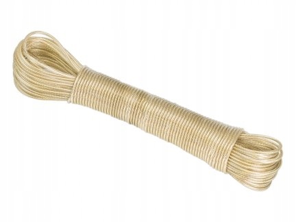 Linka do prania stalowa PCV sznurek 10 m