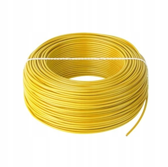 

Przewod Kabel LgY HO5V 1x 0,75mm Żółty Linka 5m