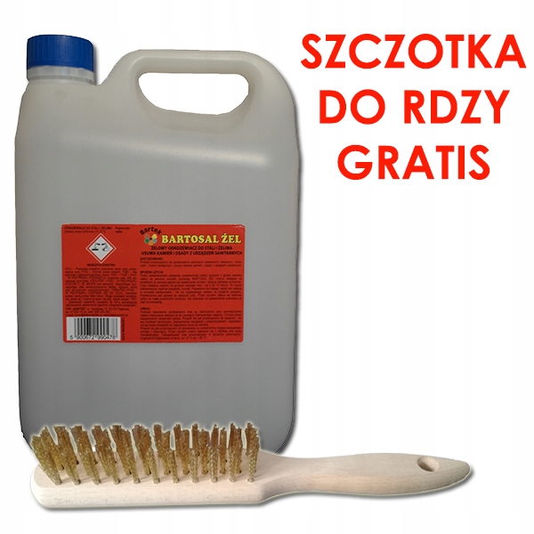 Odrezovač Bartosal V Gelu 5L Nejúčinnější Kartáč Na Rzi Bonus