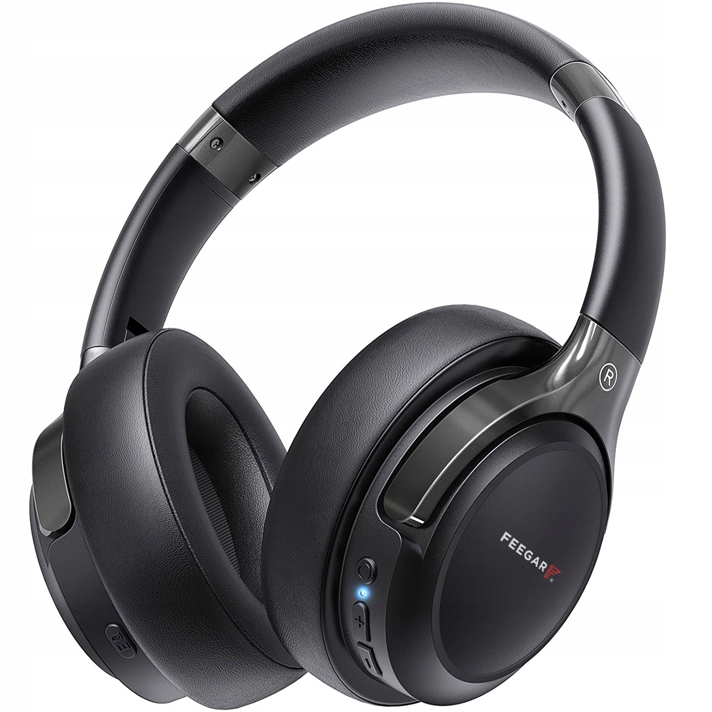 Bezdrátová sluchátka Feegar Mello přes uši 65H Bluetooth 5.3 Mikrofon 6EQ