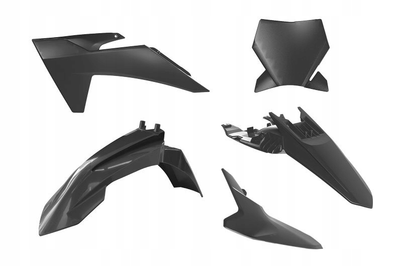 Racetech Sada Plastov Ktm Sx 65 24-25 Farba Čierna