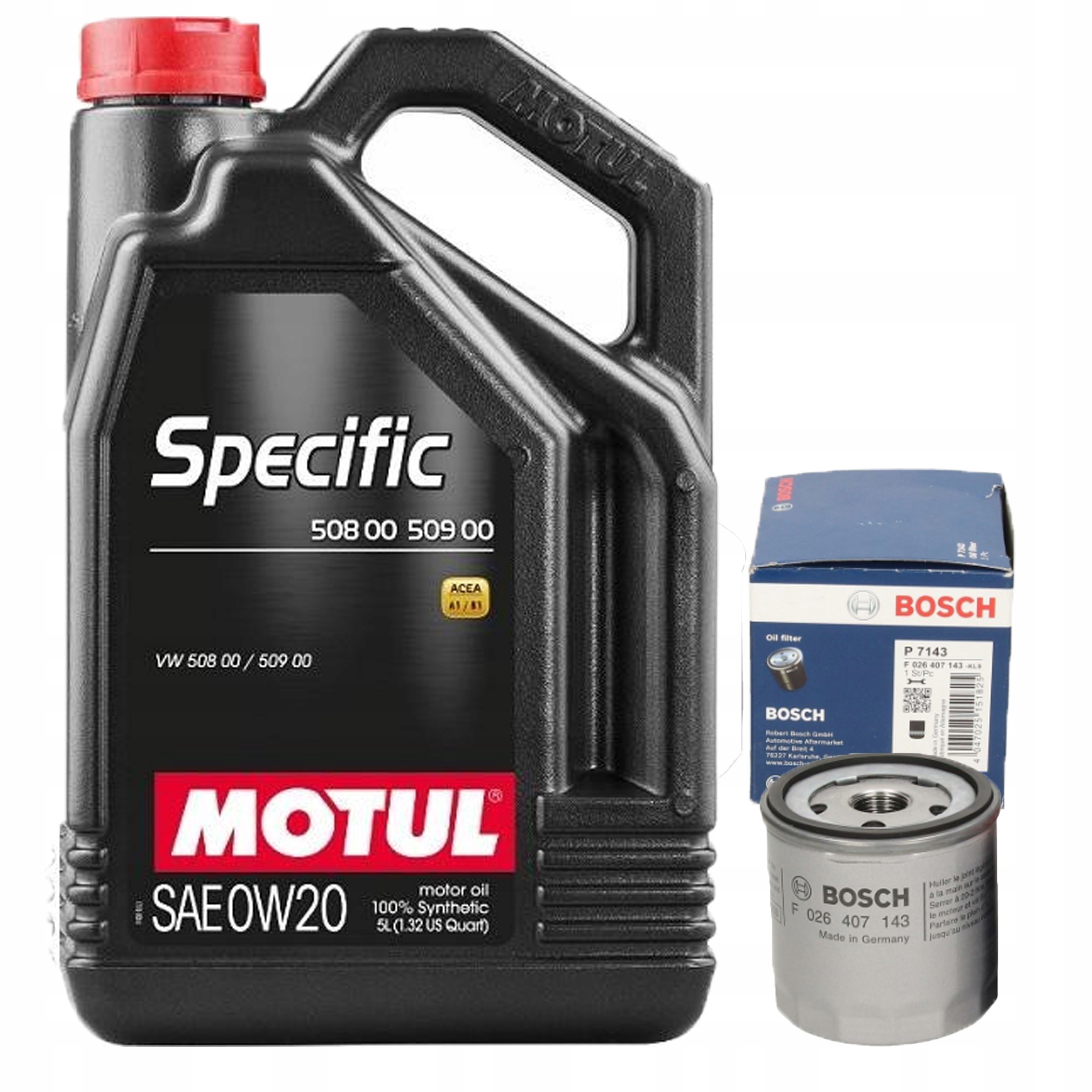 026 407 - Масляный фильтр Motul 0W20 SKODA FABIA III 1.0 1.4 TSI