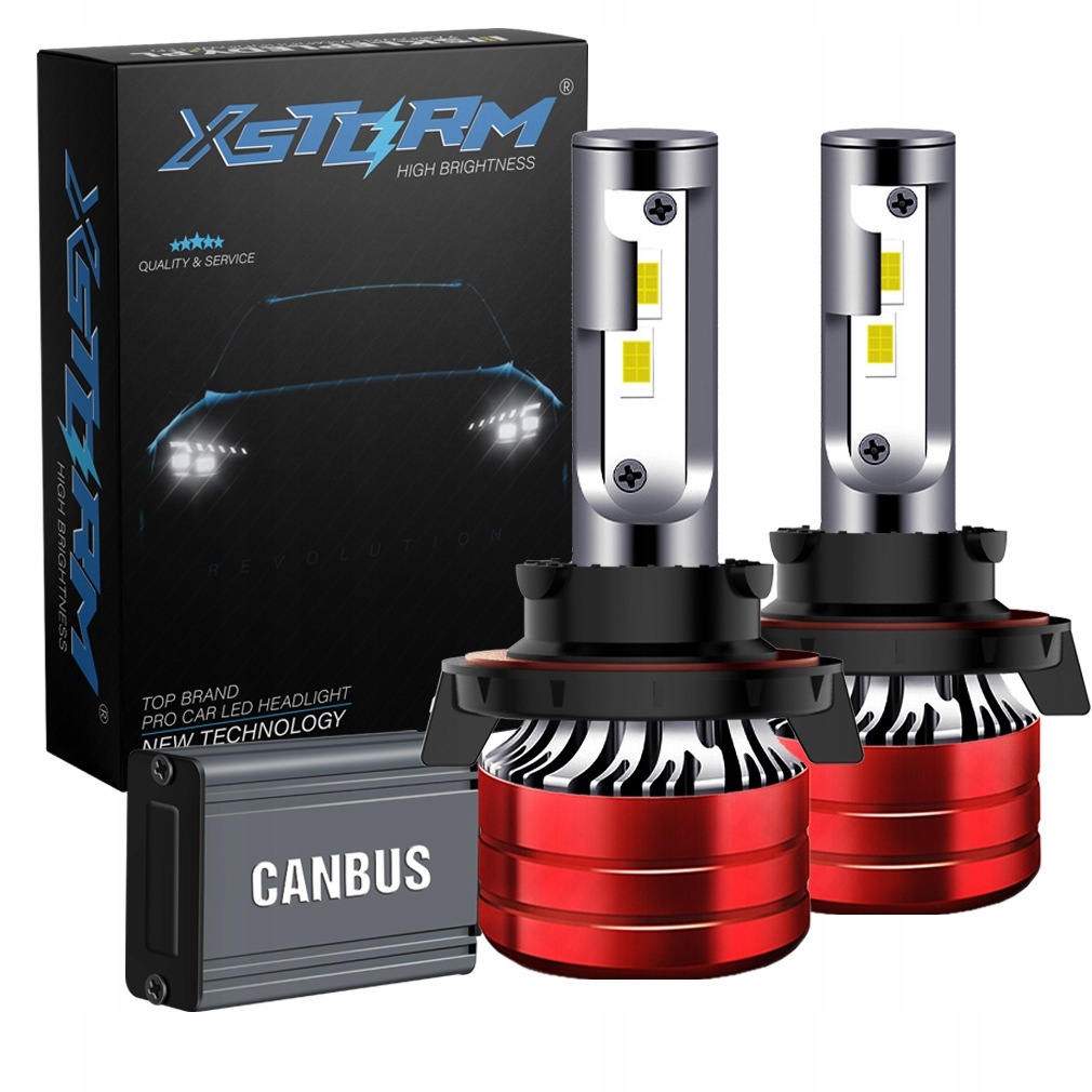 Żarówki Led H13 Xstorm V13 120W 22000LM Mocne Canbus kpl.