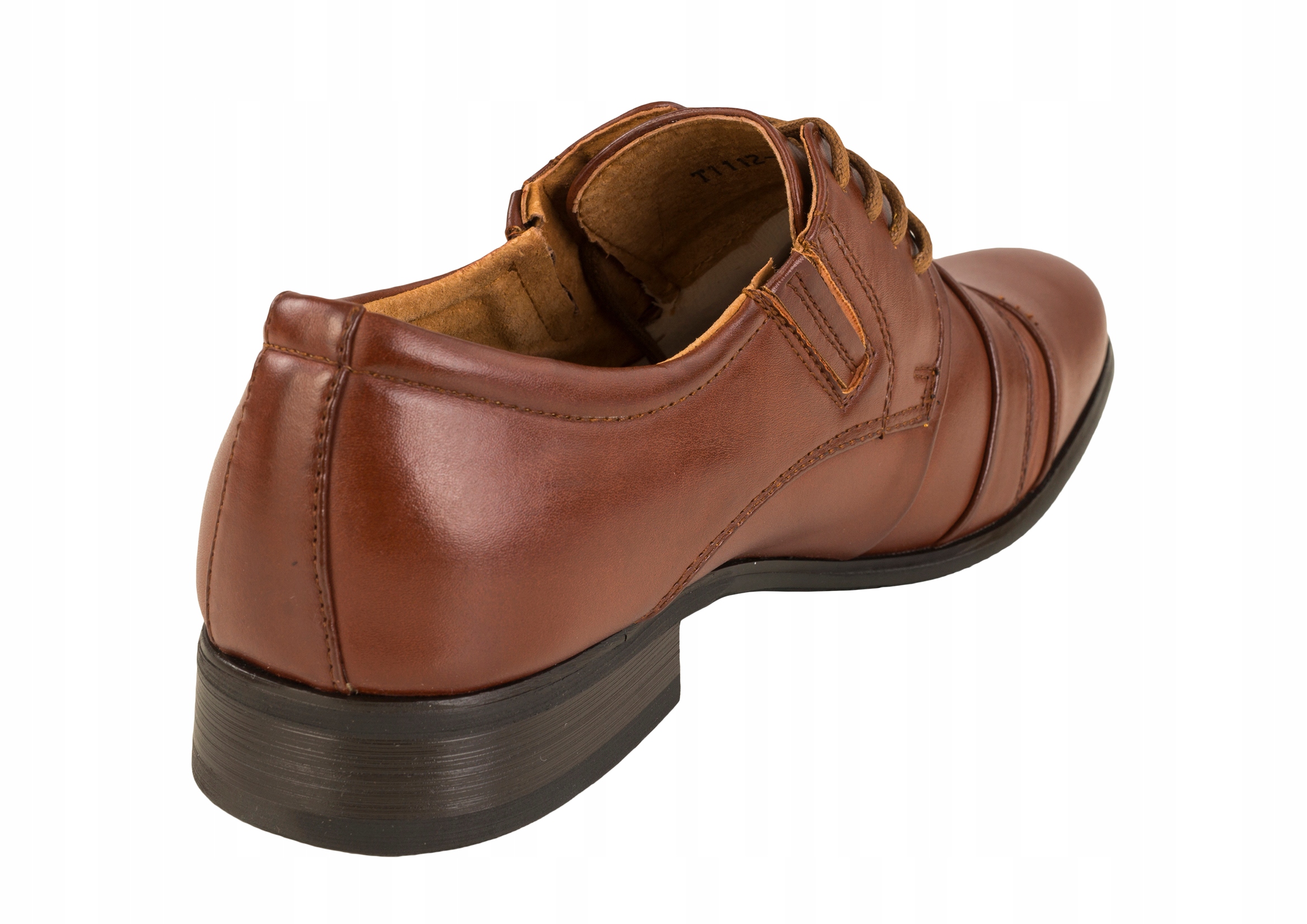 OBUWIE KOMUNIJNE CHŁOPIĘCE dziecięce Brązowe R. 38 Kolor brązowy