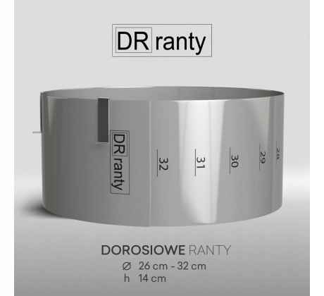 Levně Rant Rd kulatý 26 – 31 cm s měřítkem Výška 14 cm