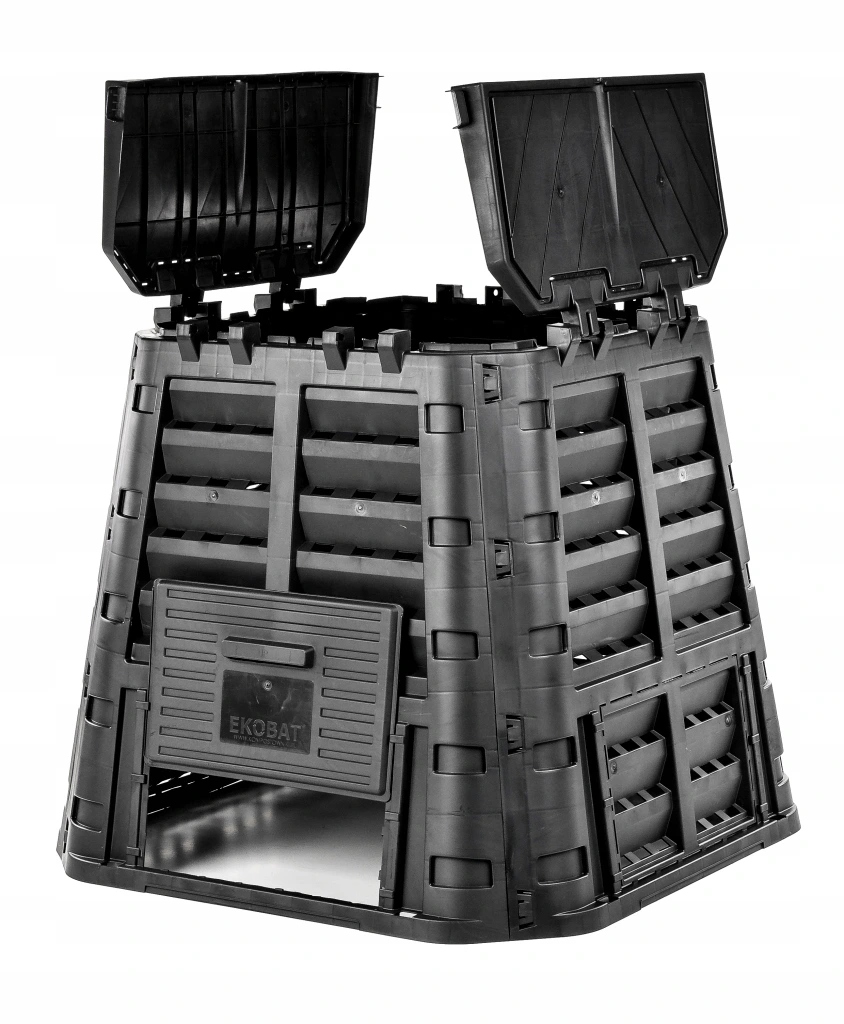 KOMPOSTOWNIK OGRODOWY CAŁOROCZNY 480L MOCNY PP Długość (dłuższy bok podstawy) 89 cm