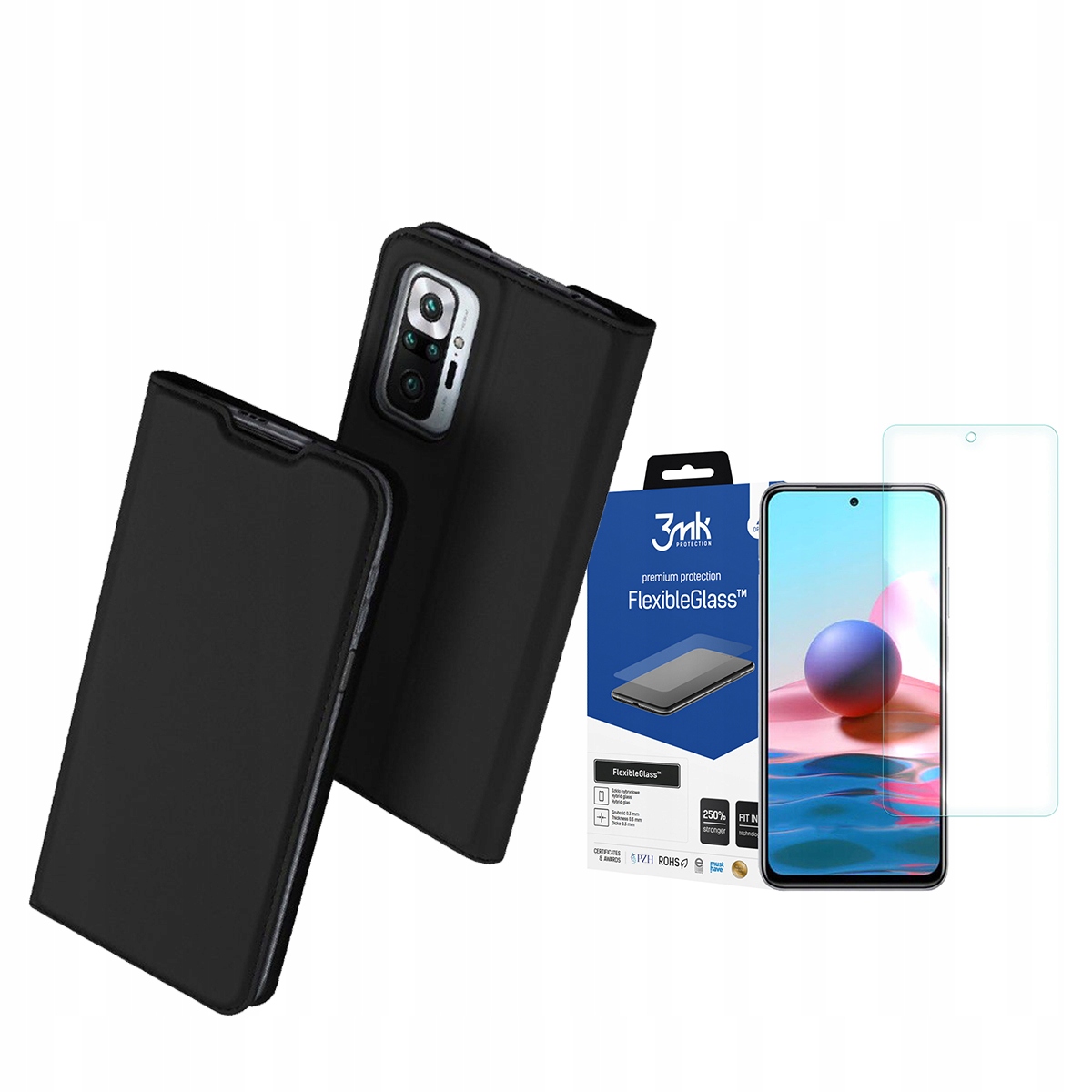 

Duxducis Etui Case Do Redmi Note 10 Pro +szkło 3MK