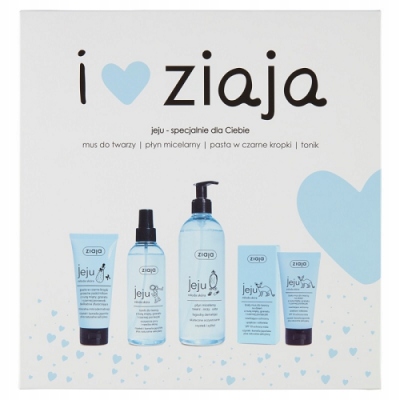 ZIAJA JEJU MŁODA SKÓRA Zestaw niebieski