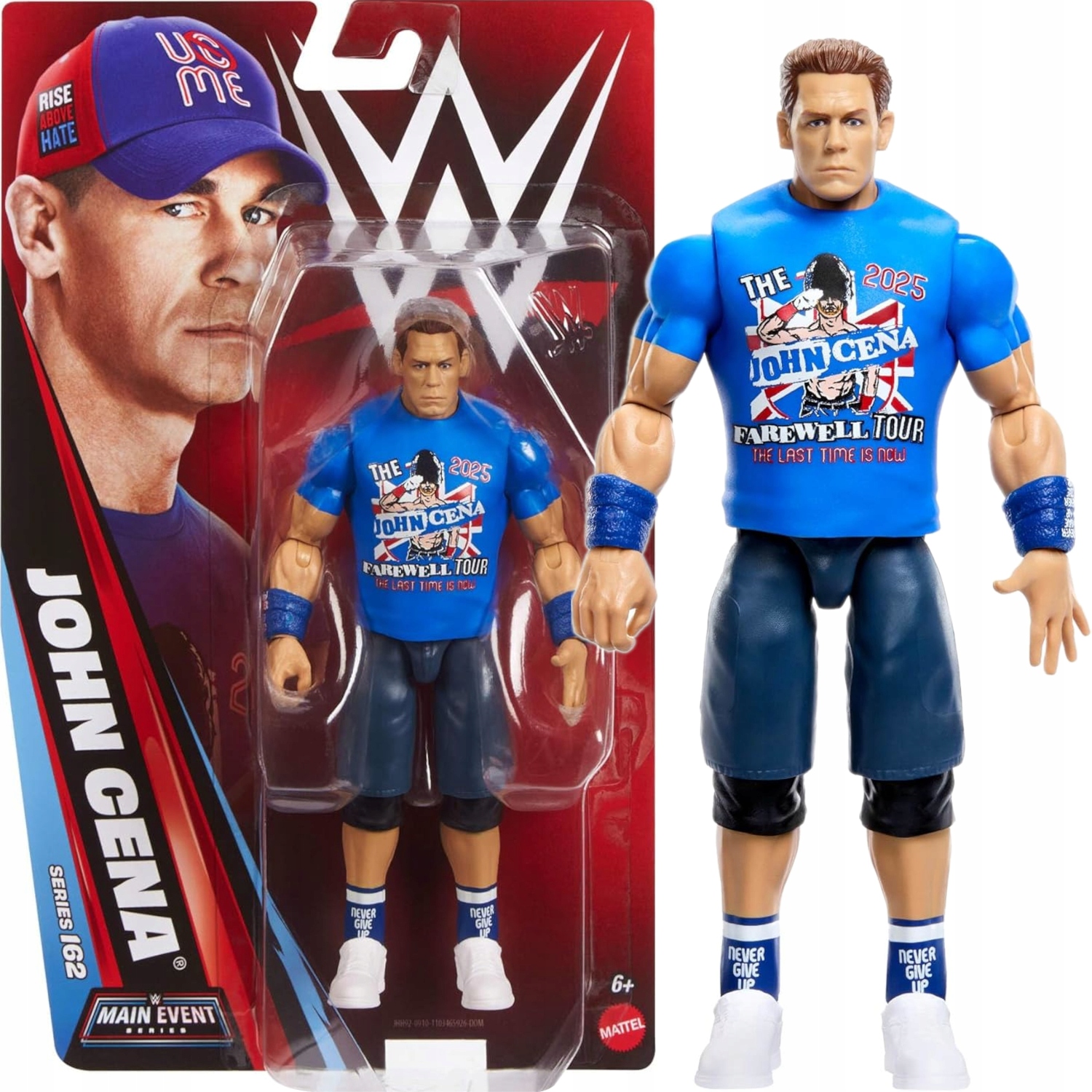 Wwe Main Event Series 162 Seria Mattel Ruchoma Figurka John Cena JHH92