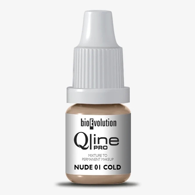 Pigment do makijażu permanentnego Bioevolution Qline Pro Nude 01 Cold -5 ml