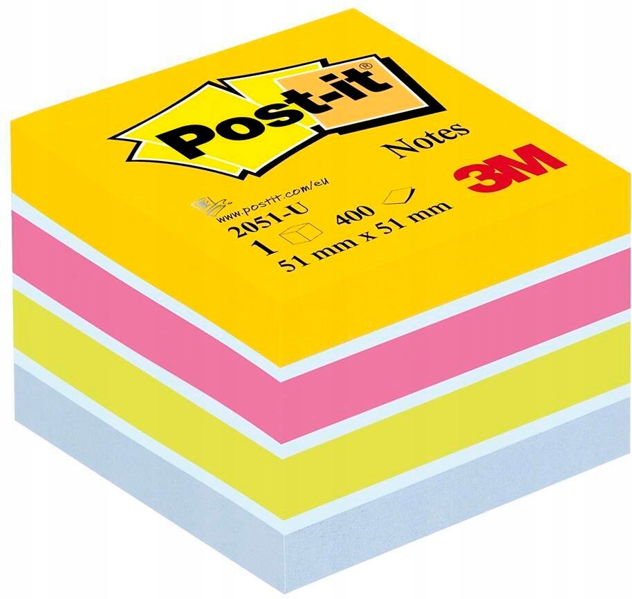 Bloczek notes Karteczki samoprzylepne Post-it 51X51MM, 1X400