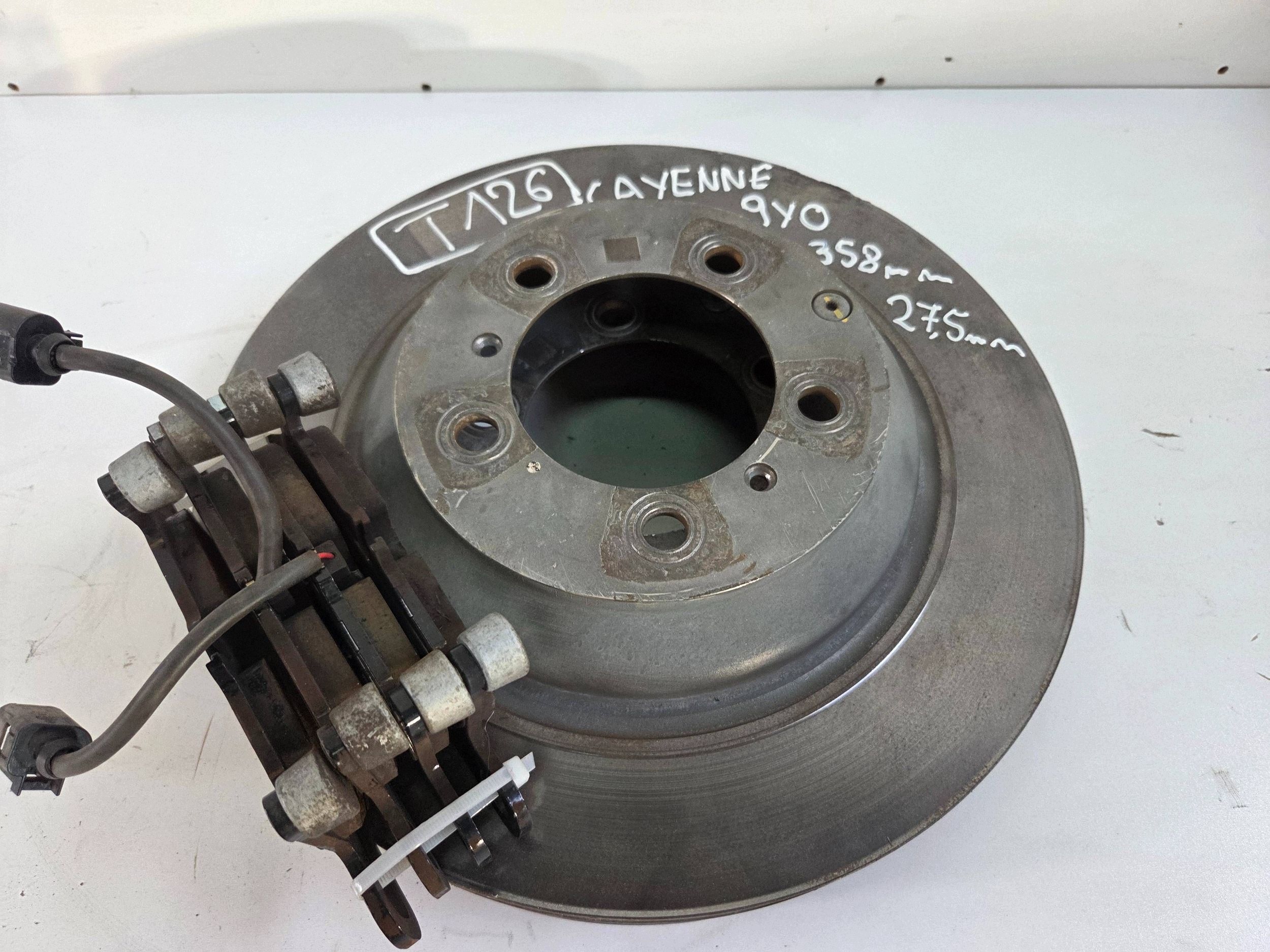 Porsche Cayenne 9Y0 9Y3 discs brake rear. + plates (T126)