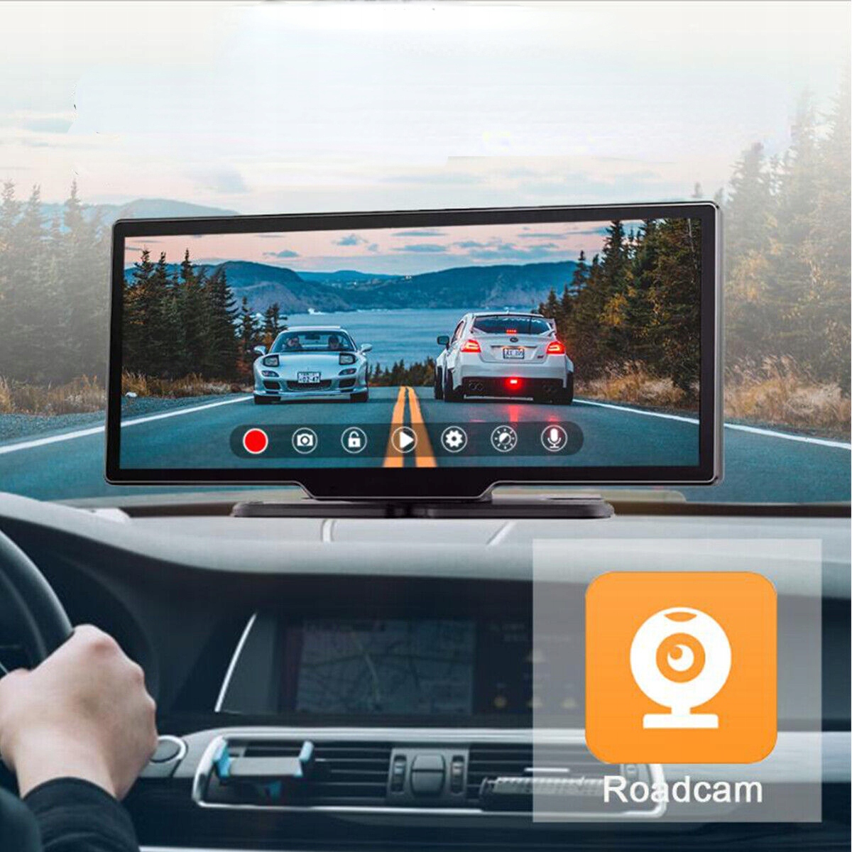 SAMOCHODOWA WIDEOREJESTRATOR DOTYKOWY 2 KAMERY Kod producenta E22081960