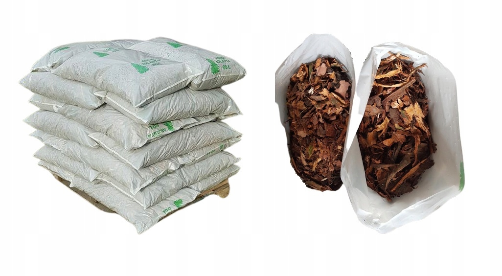 KORA SOSNOWA OGRODOWA 80L PALETA 36 sztuk