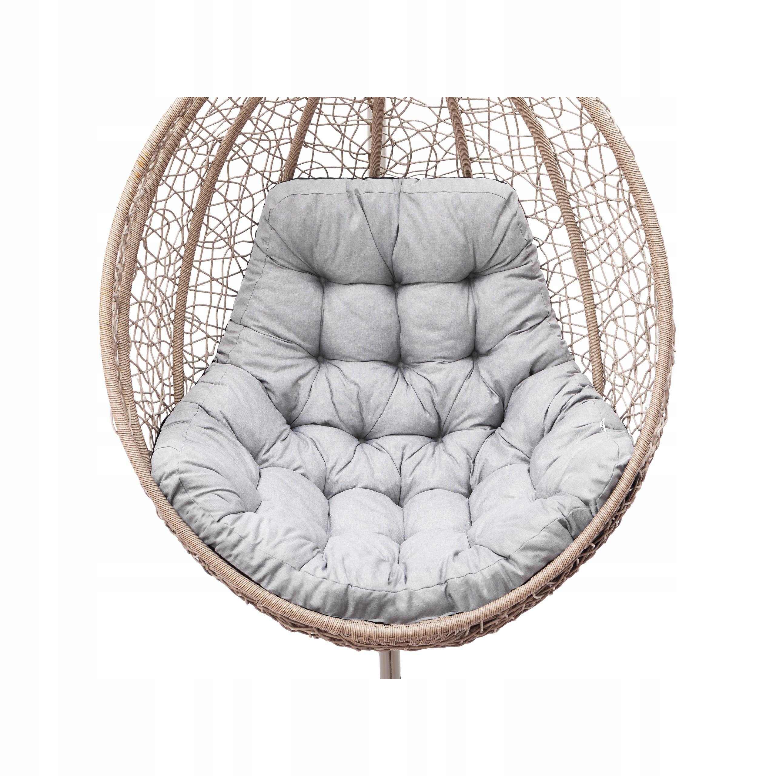 Vankúš na závesné kreslo Vodotesný na kokón na záhradnú hojdačku a kôš