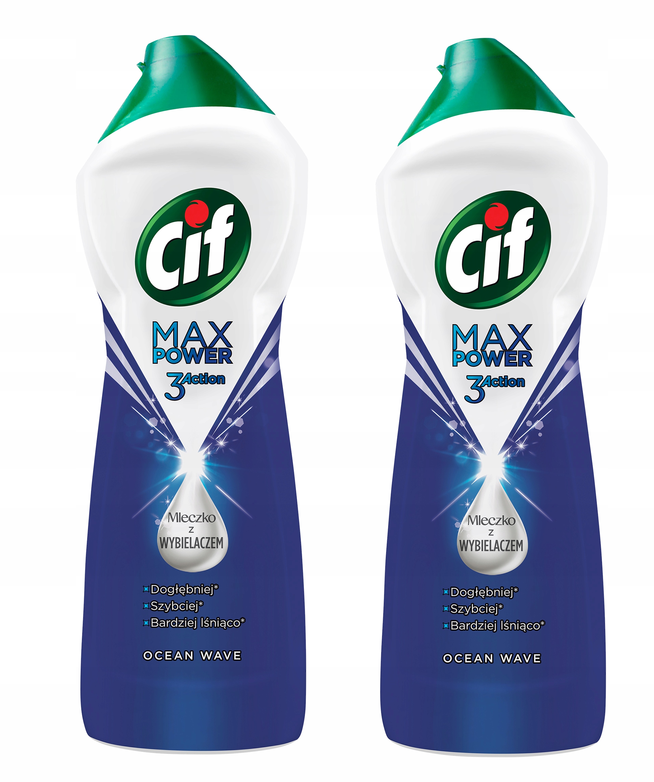 

Cif Max Power Mleczko z Wybielaczem Ocean 2x1001g
