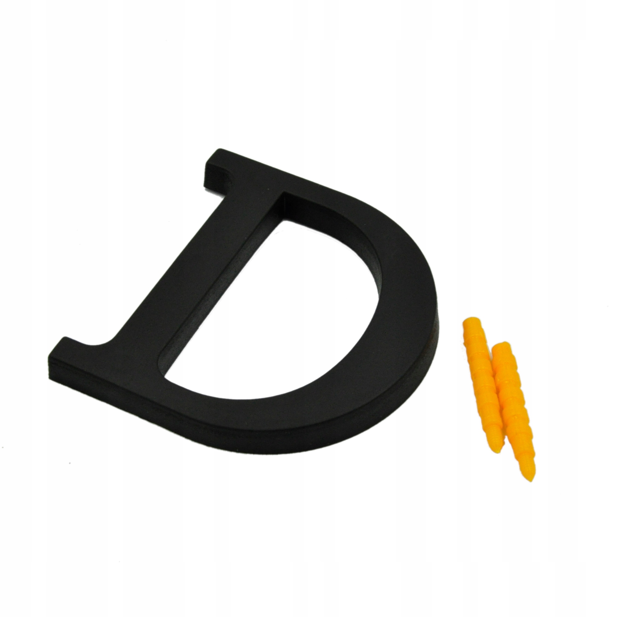 LITERA D NA DOM BUDYNEK ADRES LITERY NA DOM 9 CM - CZARNA Marka inna