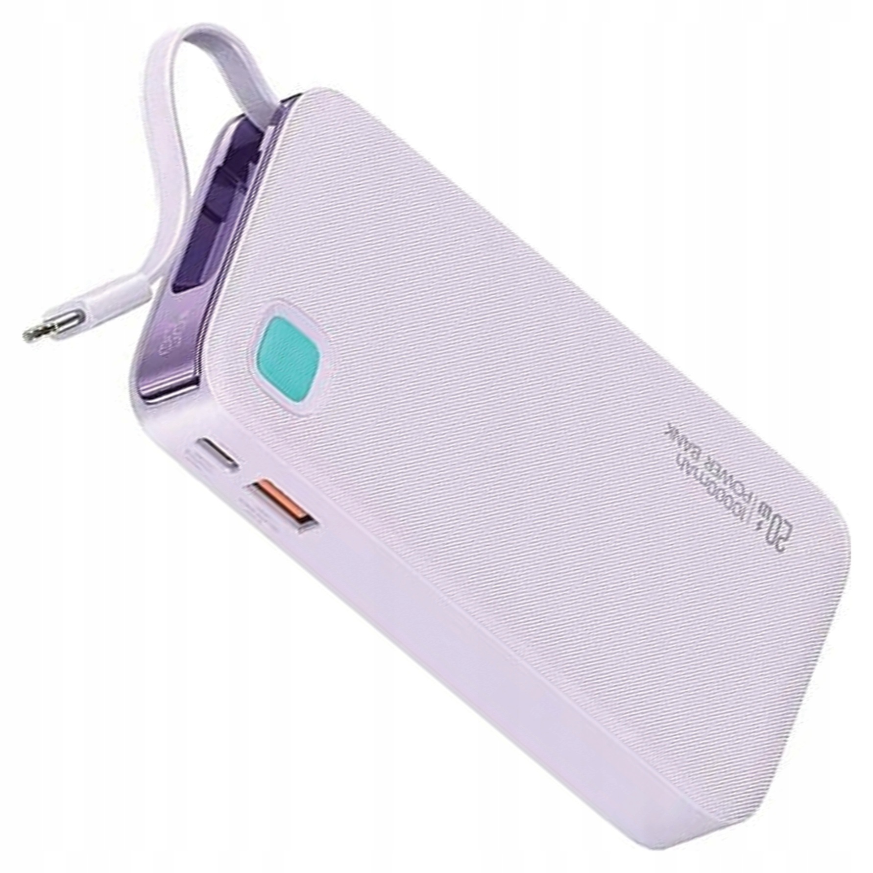 Usams Powerbanka s navíjecím kabelem USB-CRetractable 10000 mAh Pd 20W Fast C