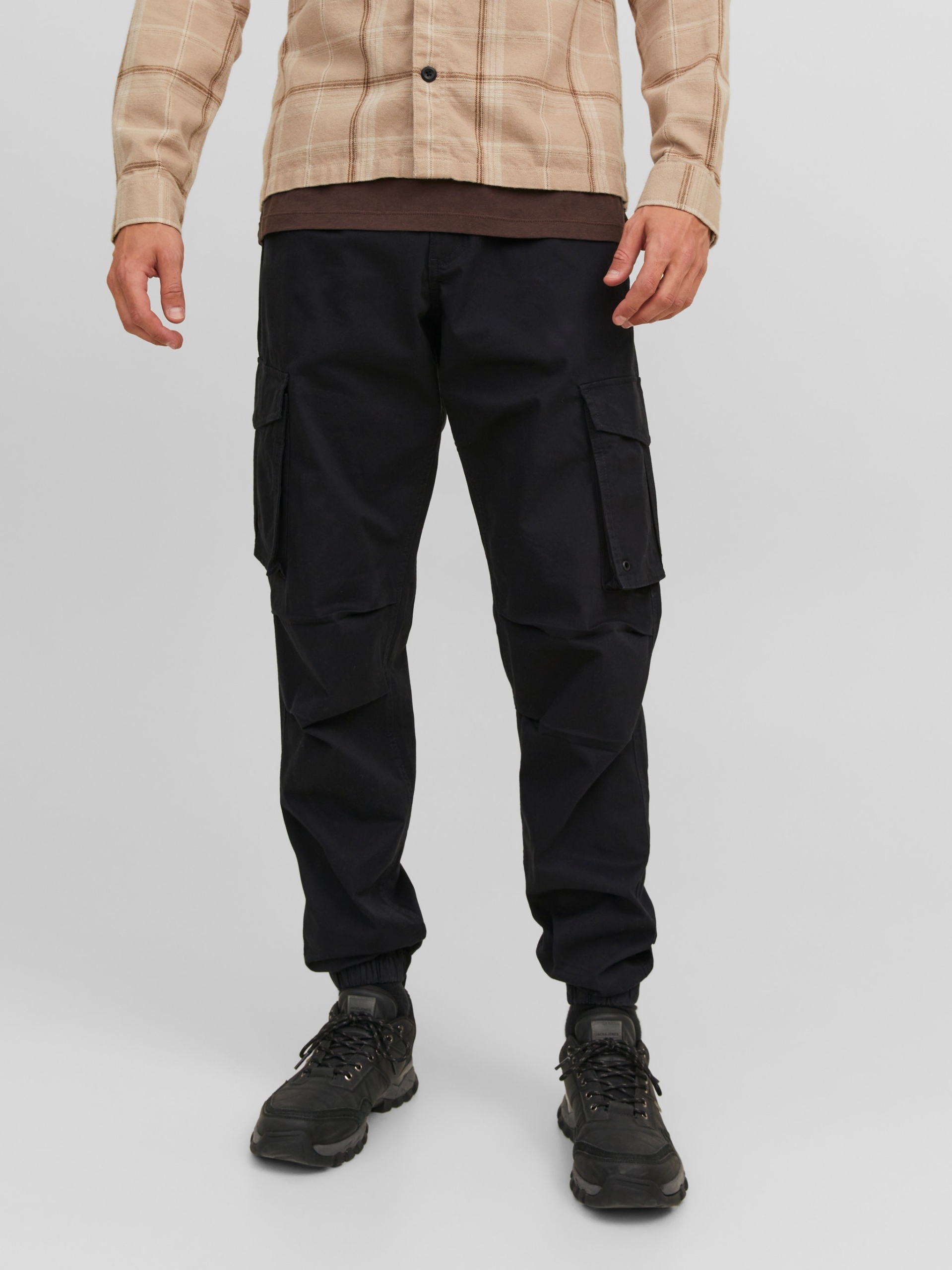 Jack&jones Klasické Kapsáče Černé S Kapsami Na Nohavicích L 7AA