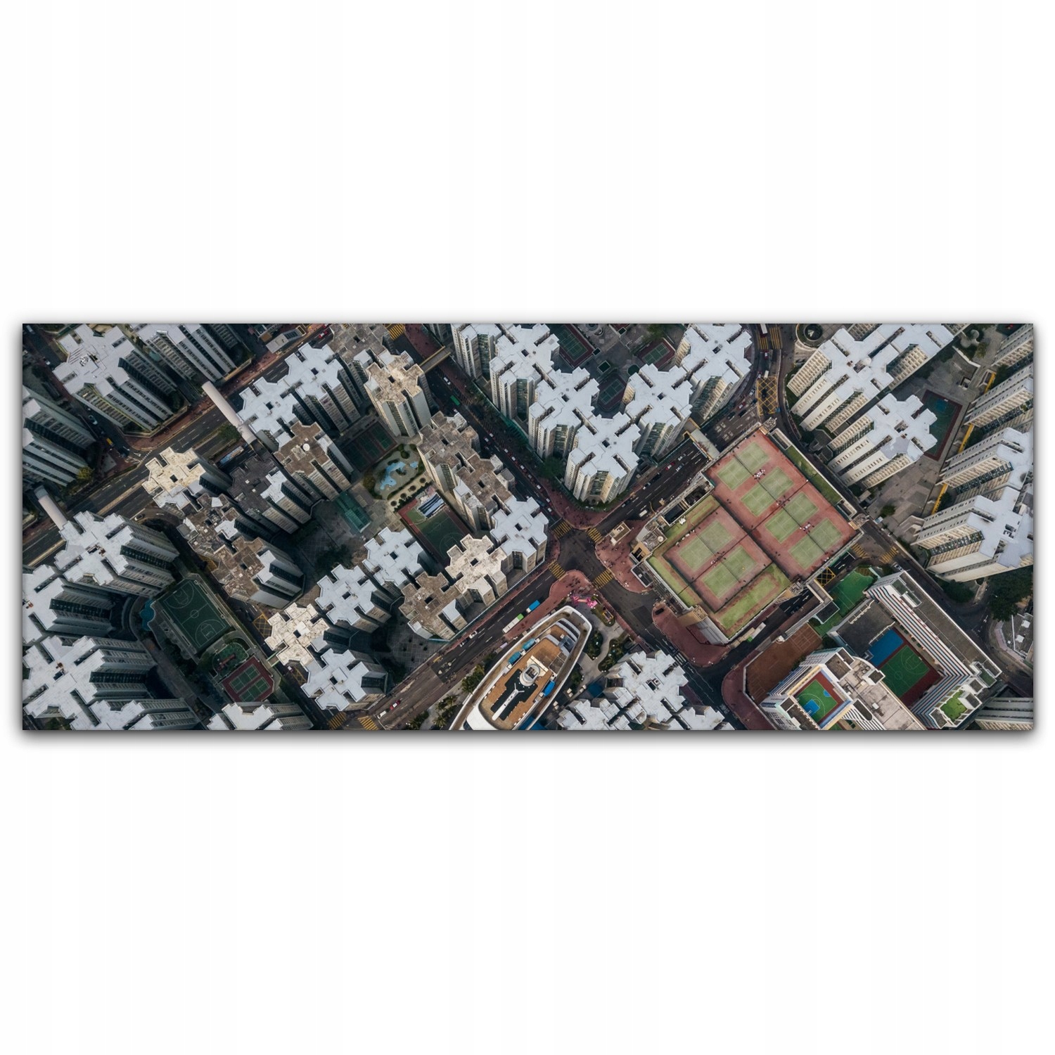 

Canvas na ramie na ścianę 125x50 Wieżowce Miasto
